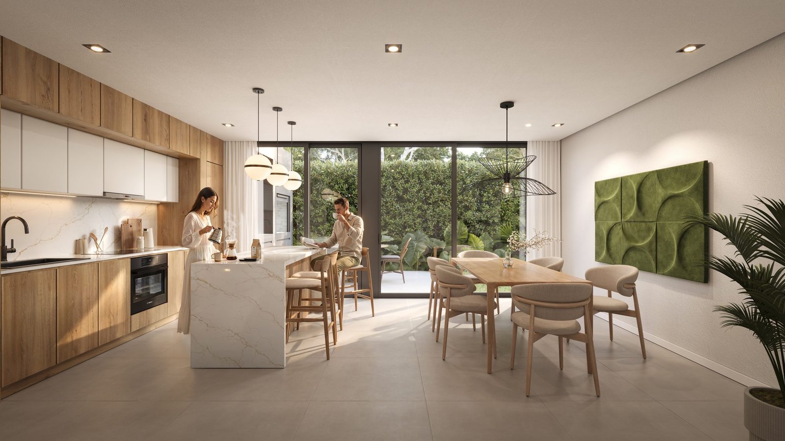 Cocina y comedor